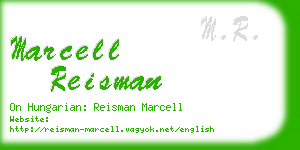 marcell reisman business card